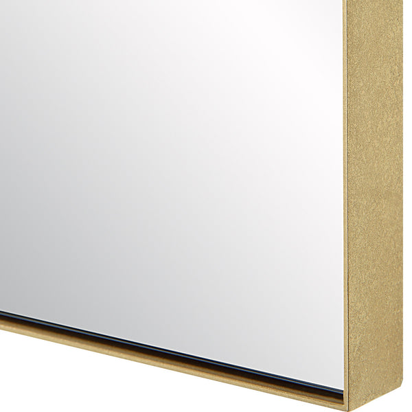 Ticket Gold Vanity Mirror
