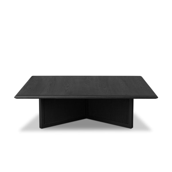 Rosenell Square Coffee Table - Black Oak Veneer