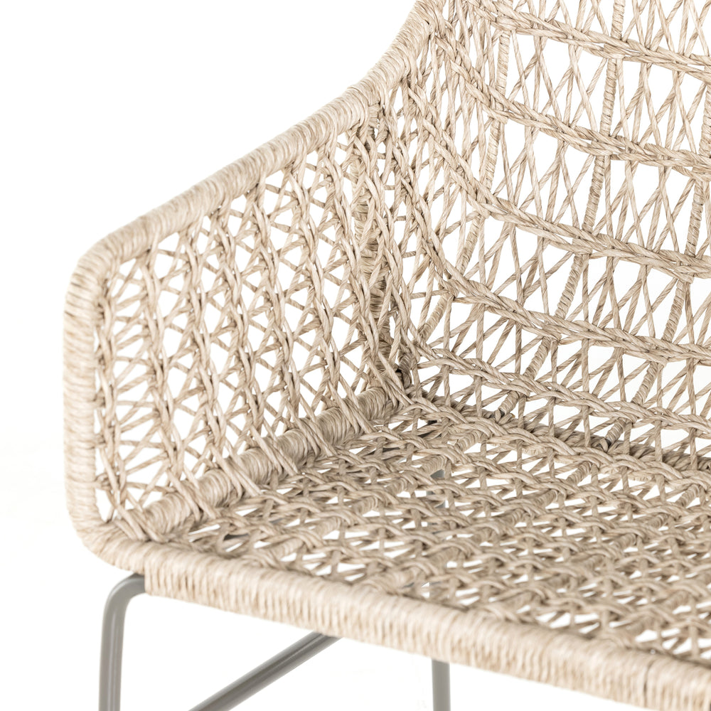 Bandera Dining Chair W/ Cushion In White