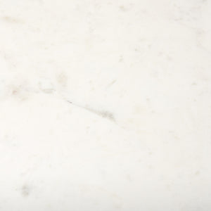 Atticus Marble and Antiqued Gold Metal Coffee Table