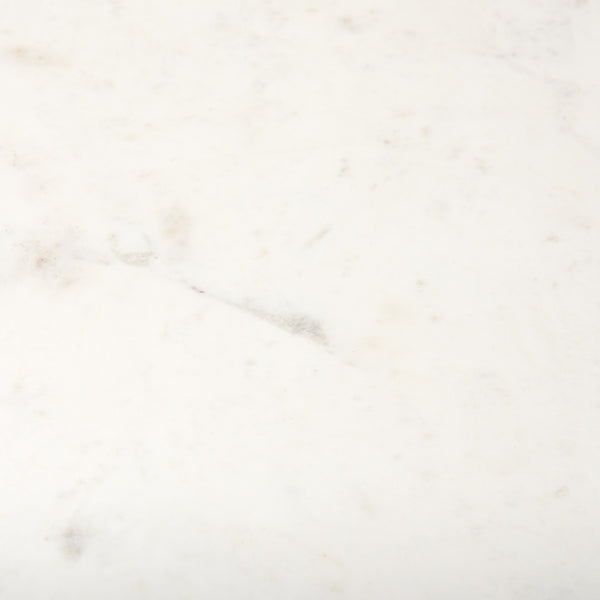 Atticus Marble and Antiqued Gold Metal Coffee Table