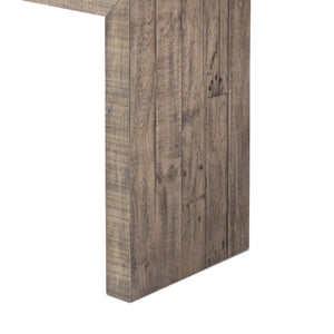 Matthes Large Console Table - Weathered Wheat