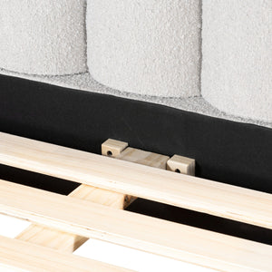 Emma King Bed - Knoll Sand