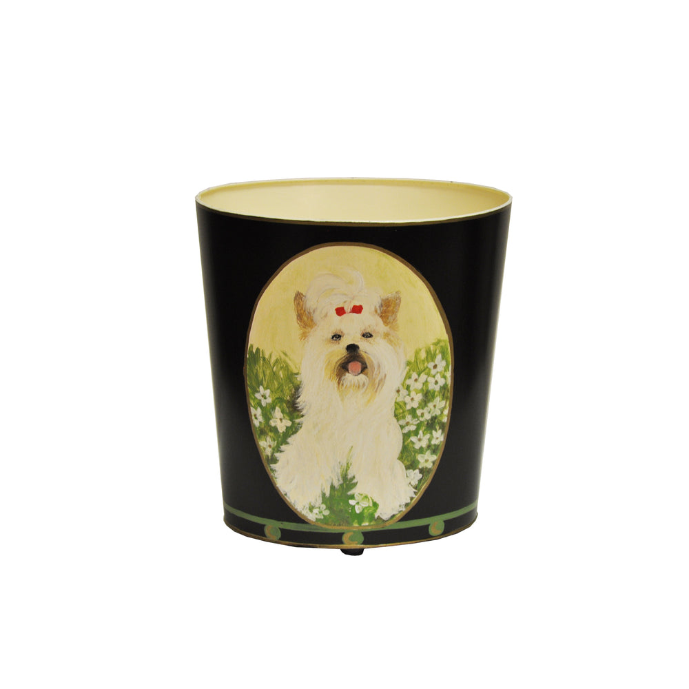YORKSHIRE TERRIER WASTEBASKET