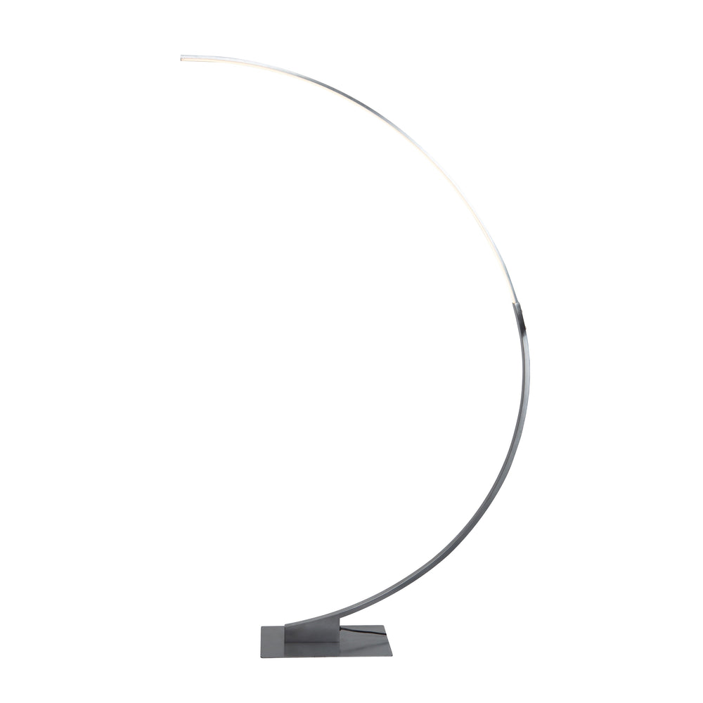 Cortina 25W LED Floor Lamp AC7593BG in Brushed Grey