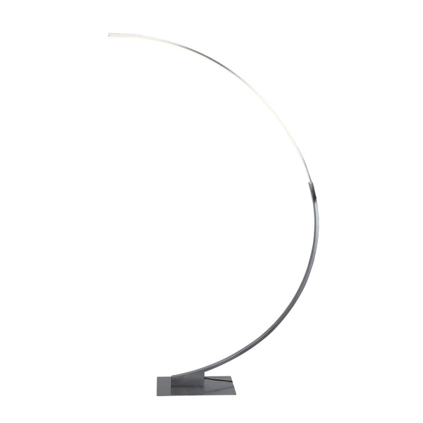 Cortina 25W LED Floor Lamp AC7593BG in Brushed Grey