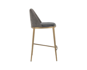 DOVER COUNTER STOOL - BRAVO PORTABELLA / SPARROW GREY