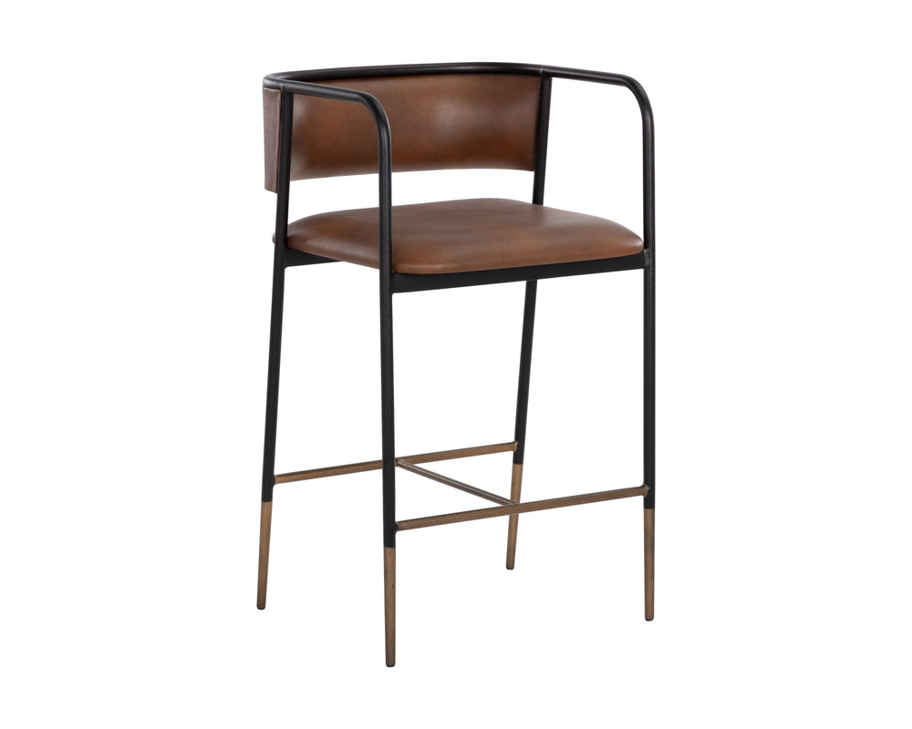 BRENAN COUNTER STOOL - BRAVO COGNAC