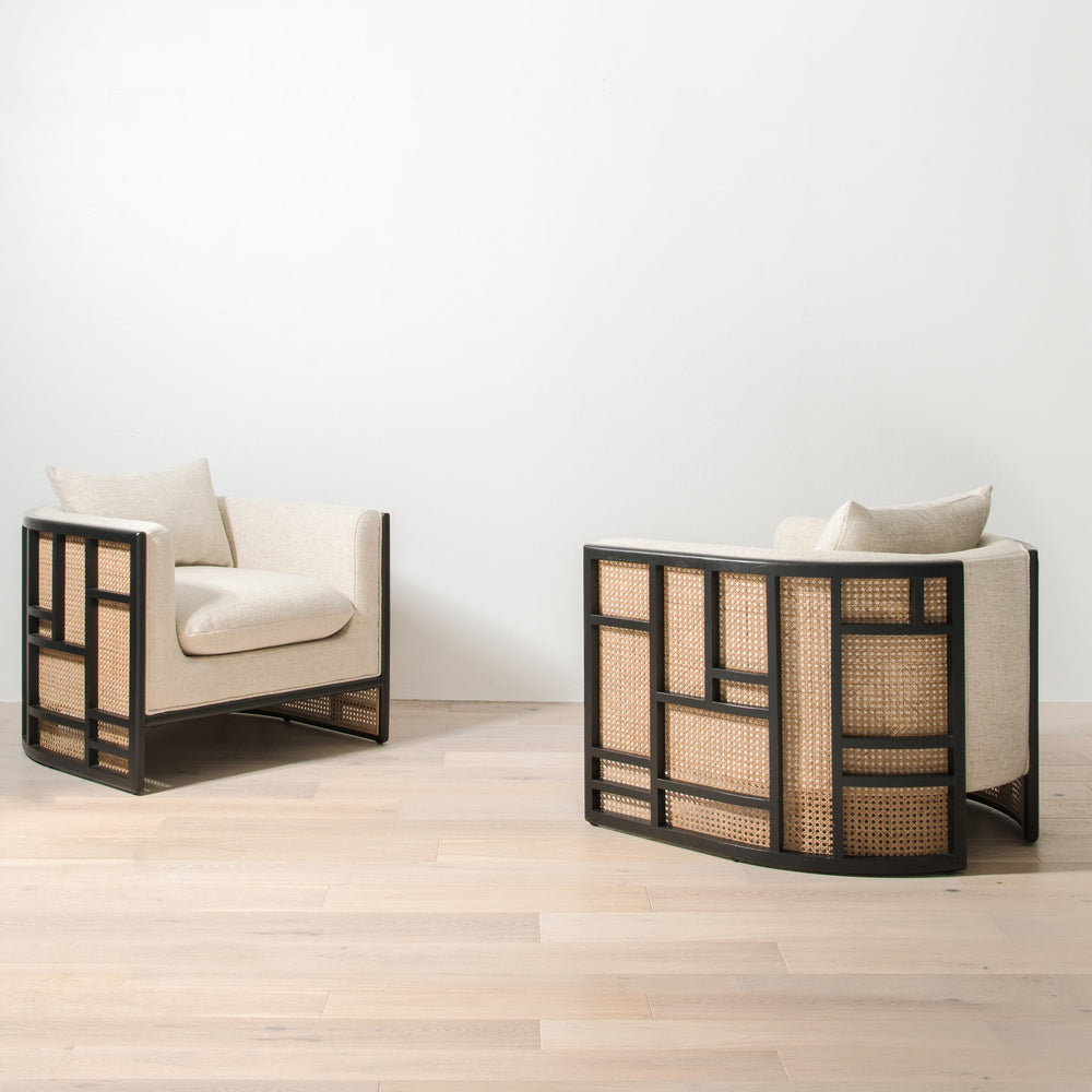June Chair in Brushed Ebony