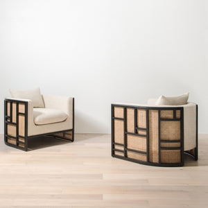 June Chair in Brushed Ebony