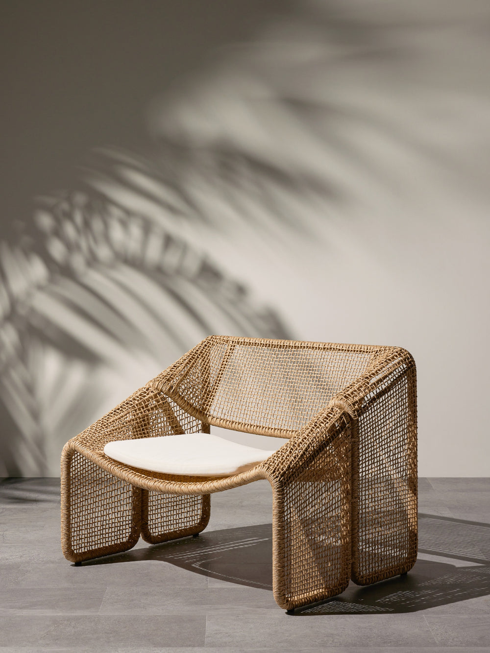 Selma Outdoor Chair In Faux Hyacinth