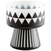 Small Vector Vase in Black and White