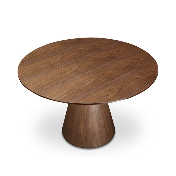 Moe's Otago 47" Round Walnut Dining Table