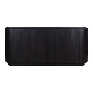 Moe's Povera 4 Door Black Sideboard