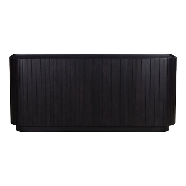 Moe's Povera 4 Door Black Sideboard
