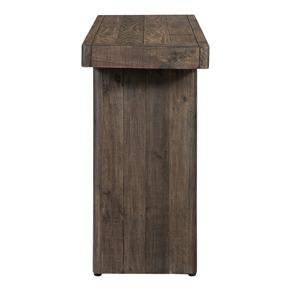 Monterey Console Table Aged Brown Pinewood