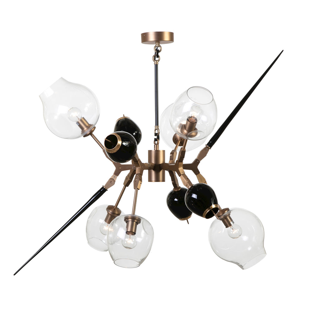 Lion Pendant Lamp - Brass/Black/Gold
