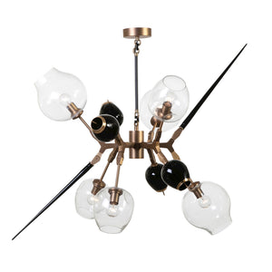 Lion Pendant Lamp - Brass/Black/Gold