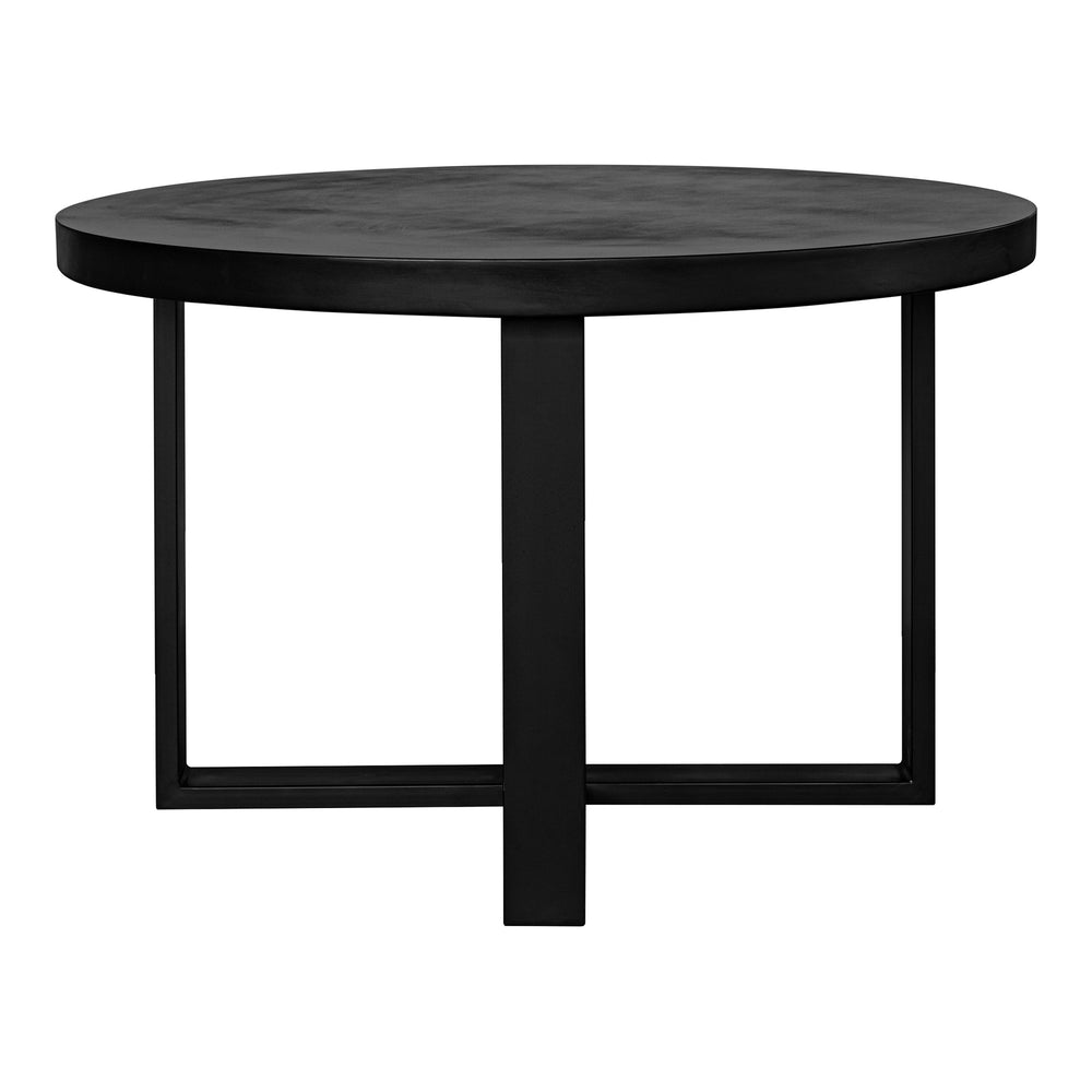 Moe's Jedrik Round Outdoor Dining Table Black