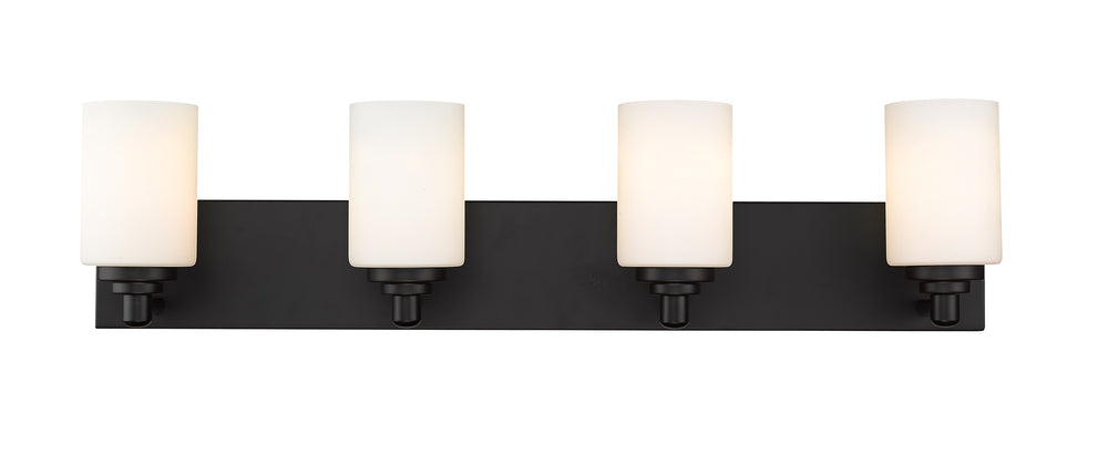 Soledad 4 Light Vanity in Matte Black Finish