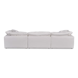 Moe's Clay Modular Sofa in Cream White