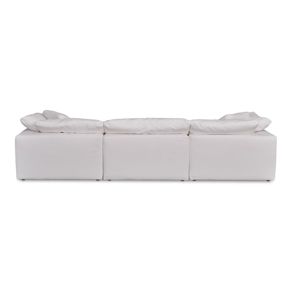 Moe's Clay Modular Sofa in Cream White