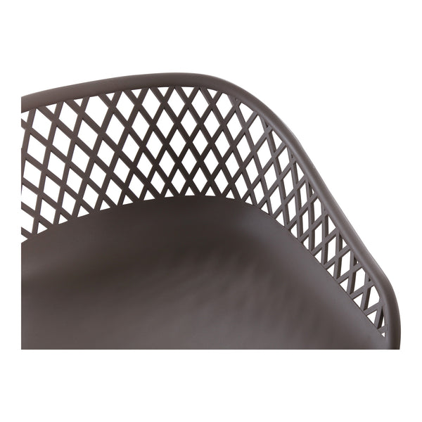 Moe's Piazza Outdoor Barstool Set of 2 in Grey