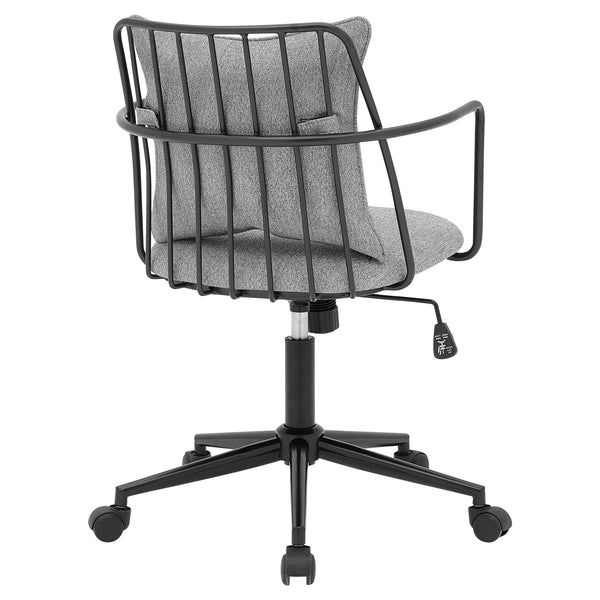 Edison Fabric Office Chair In Strata Gray