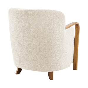 Tania Boucle Accent Arm Chair, Palladian Beige