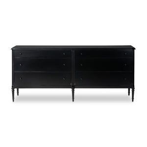 Lendon 6 Drawer Dresser in Black