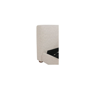 Moe's Beau Storage Bed in Light Grey