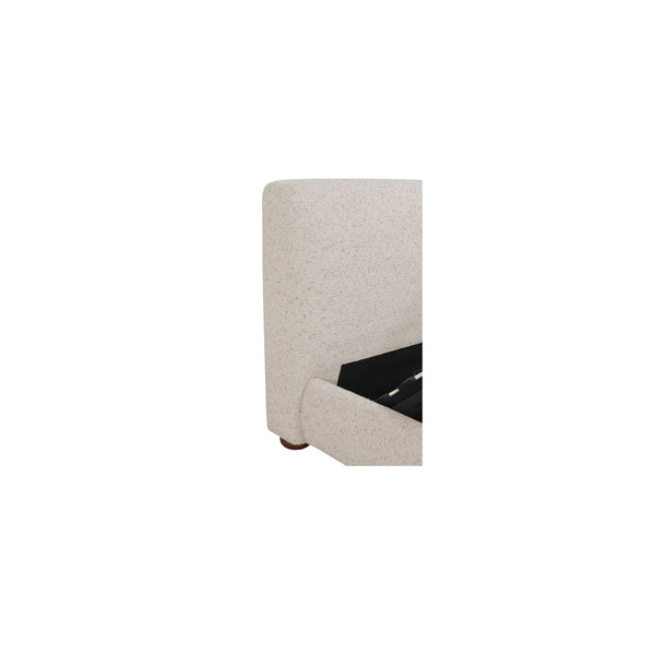 Moe's Beau Storage Bed in Light Grey