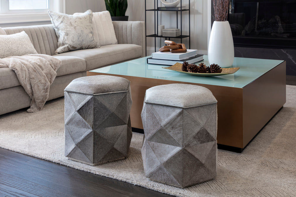 CALAIS HAND-TUFTED RUG - OATMEAL / GREY - 9' X 12'