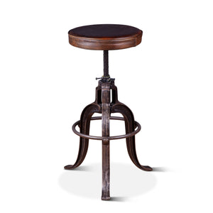 Wellington Adjusting Stool, Brown
