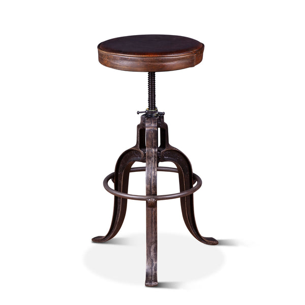 Wellington Adjusting Stool, Brown
