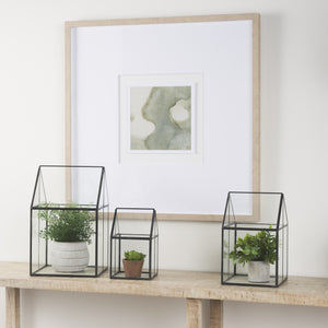 Sikes (Small) 6L x 6W x 10H Glass Terrarium