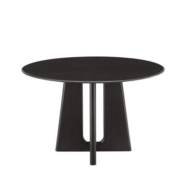 Luna 48” Round Table, Caviar
