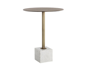 KATA BAR TABLE - WHITE MARBLE
