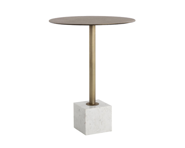 KATA BAR TABLE - WHITE MARBLE