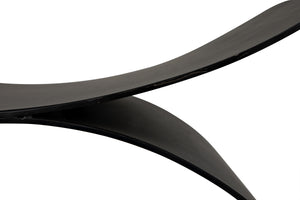 Papillon Stool, Black Steel