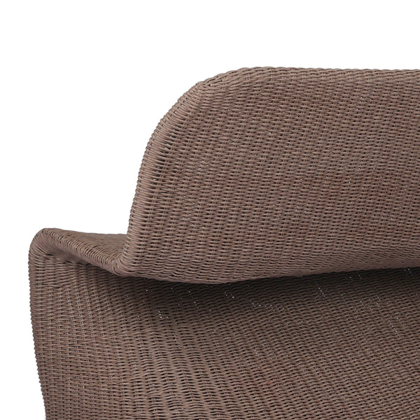 Portia Outdoor Dining Bench - Tanned Weave