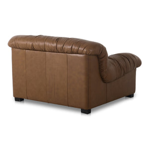 Moe's Halston Lounge Chair Tan Leather