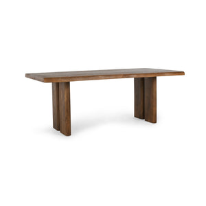 Holmes Solid Mango Wood Dining Table - Artisan Brown