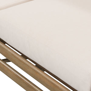Rosen Outdoor Sofa In 73" In Natural Eucalyptu