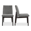 Moe's Charlie Dining Chair Dark Grey - Set of 2