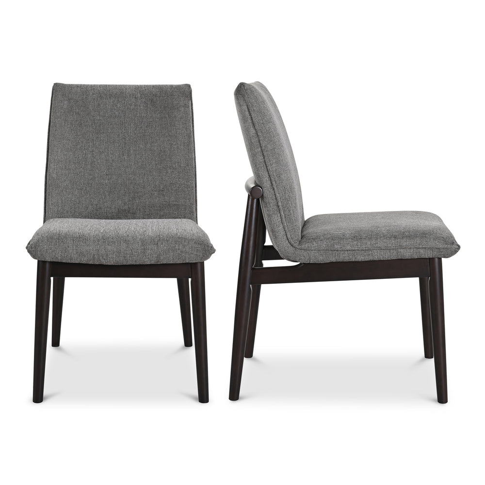 Moe's Charlie Dining Chair Dark Grey - Set of 2
