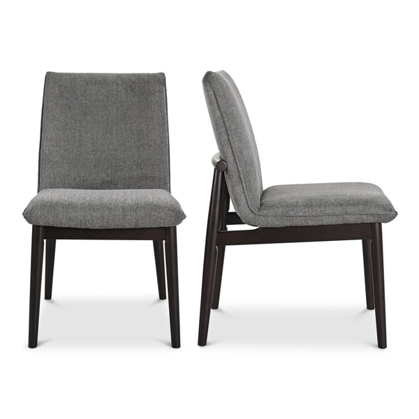 Moe's Charlie Dining Chair Dark Grey - Set of 2
