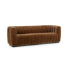 Vanty Upholstered Sofa with Wood Base - Bronze