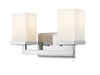 Tidal 2 Light Vanity  in Chrome Finish