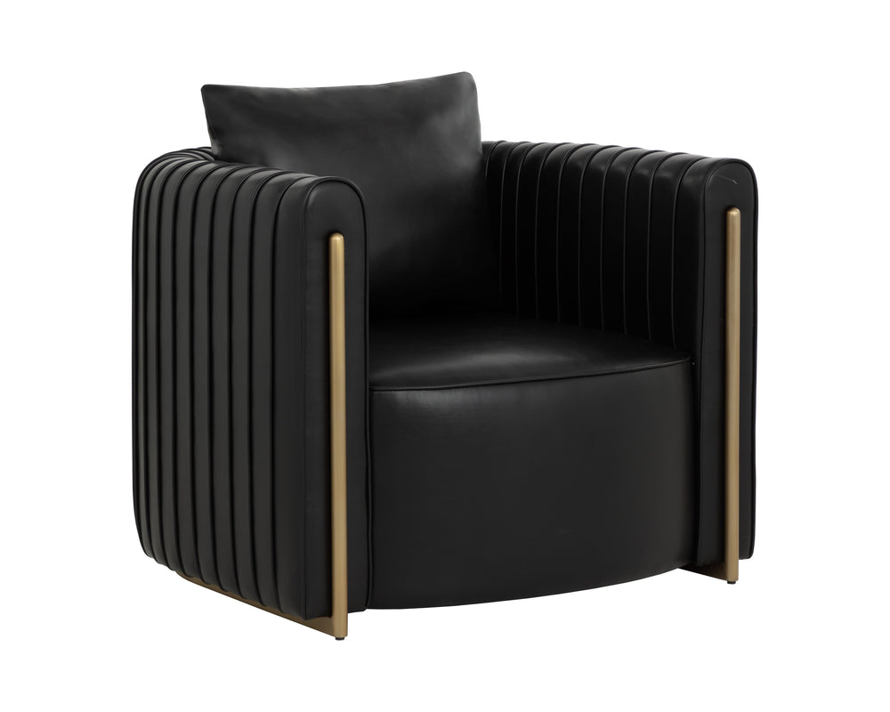 ALIX LOUNGE CHAIR - CANTINA BLACK